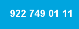 922 749 01 11